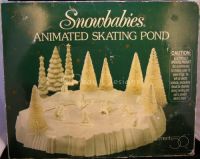 Dept 56 SNOWBABIES Animated Skating Pond Display